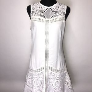 White eyelet dress